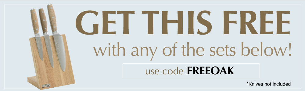 Free Oak Knife Block